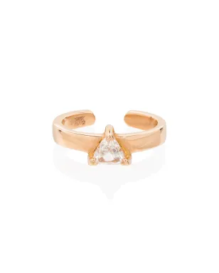 Anita Ko 18kt ローズゴールド トリリオン ダイヤモンド イヤーカフ - サムネイル1