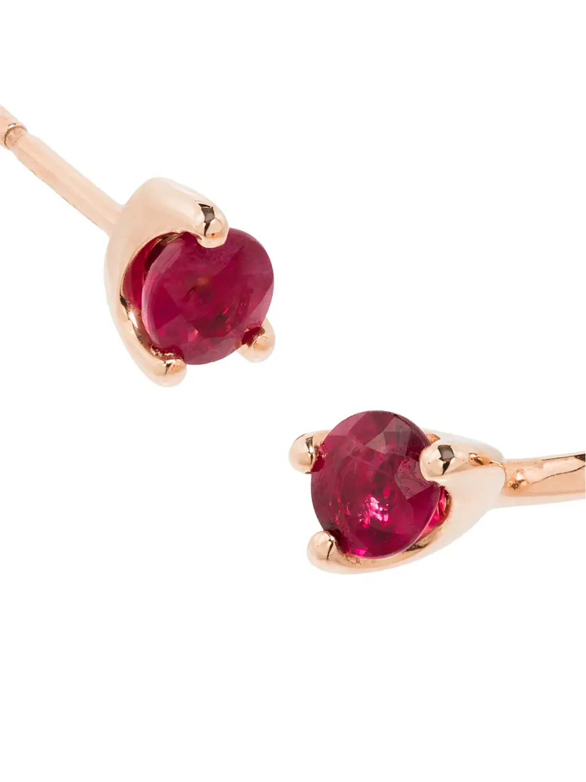 Anita Ko Orbit 18kt rose gold ruby earring - 画像3
