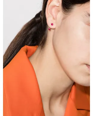 Anita Ko Orbit 18kt rose gold ruby earring - サムネイル4