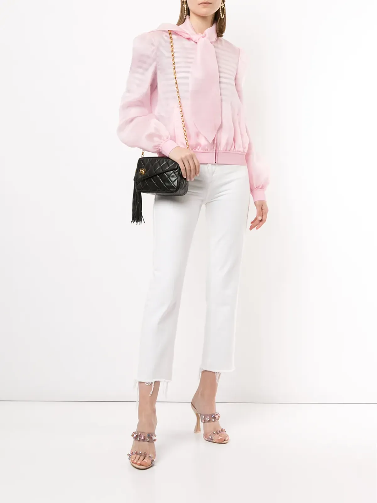 CHANEL Pre-Owned 1992年 キルティング CC ショルダーバッグ - 画像2