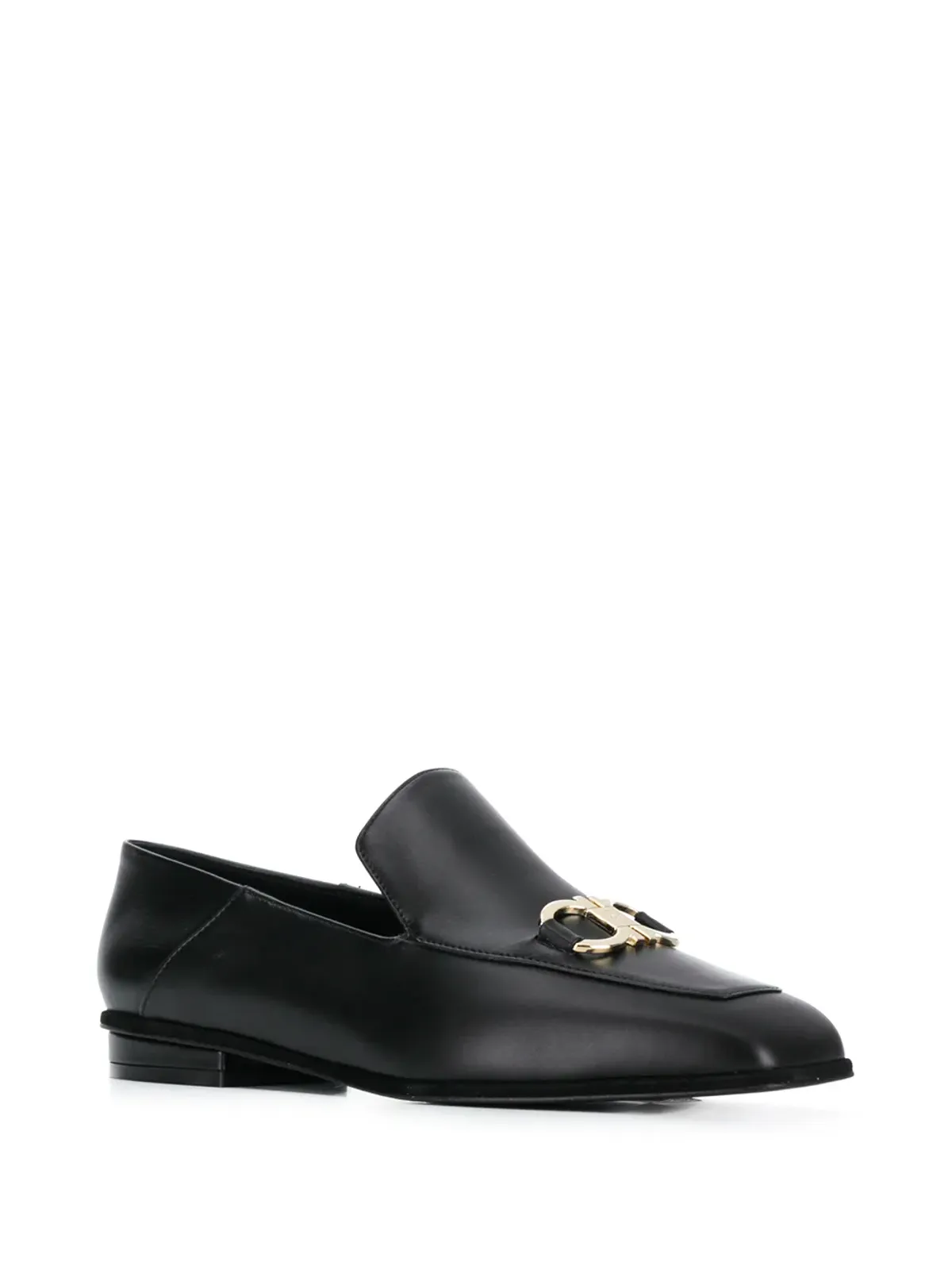 Ferragamo スクエアトゥ レザー ローファー - 画像2