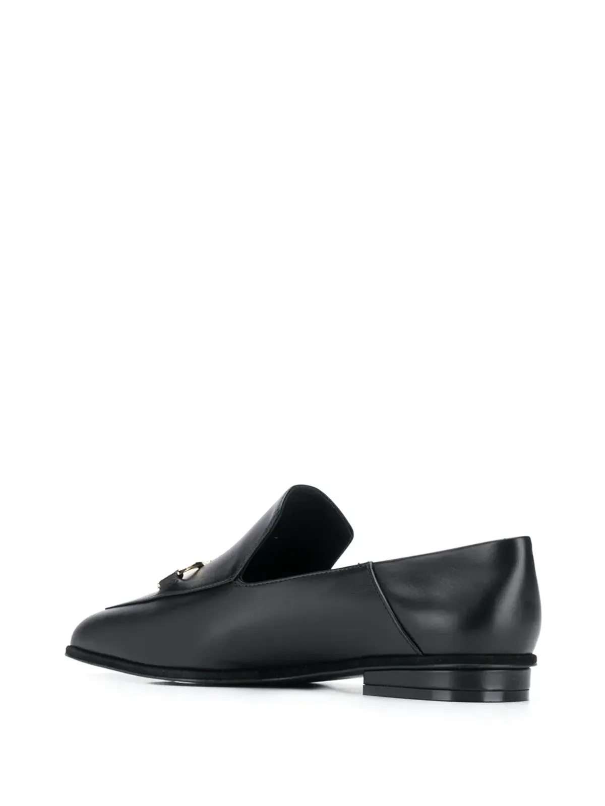 Ferragamo スクエアトゥ レザー ローファー - 画像3