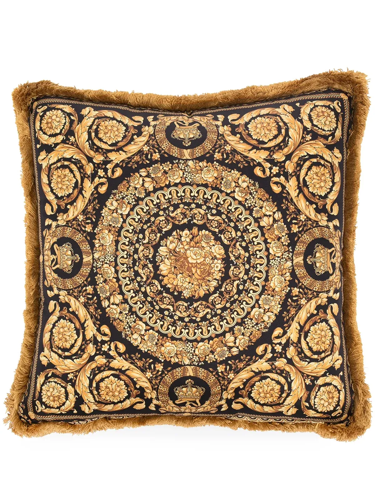 Versace バロッコ ダブルフェイス クッション - ゴールド - 画像1