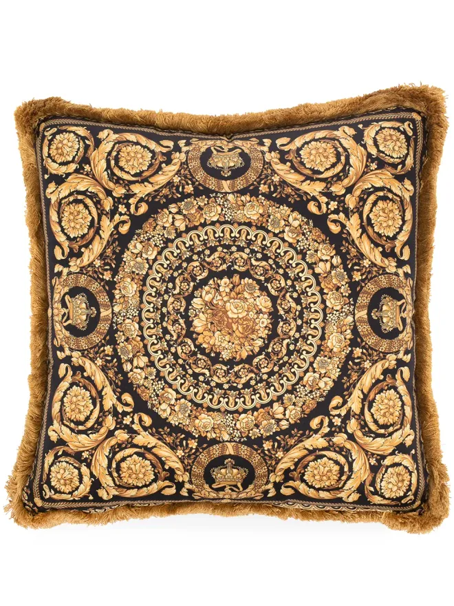 VERSACE Versace バロッコ ダブルフェイス クッション - ゴールドの商品画像