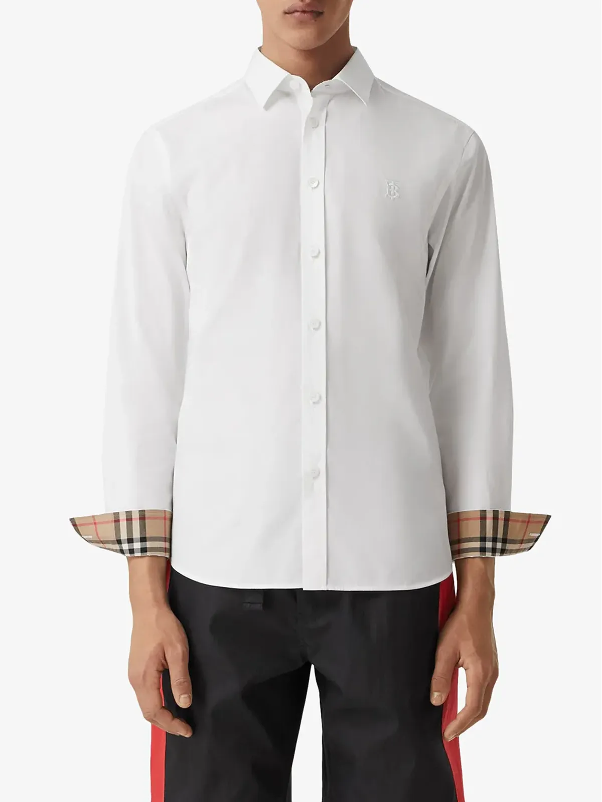 Burberry モノグラムモチーフのスリムフィットシャツ - 画像3