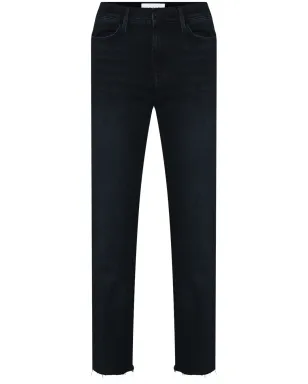 FRAME クロップドストレートジーンズ - Blue - サムネイル1