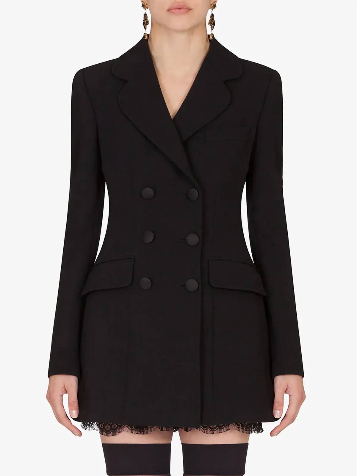 Dolce & Gabbana ロングライン ダブルブレスト ブレザー - 画像3