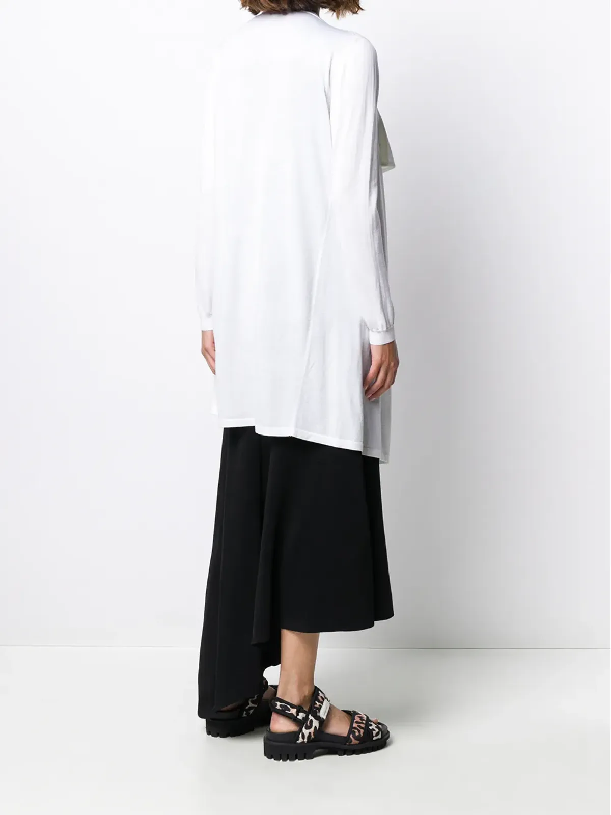 Malo waterfall cardigan - Neutrals - 画像4
