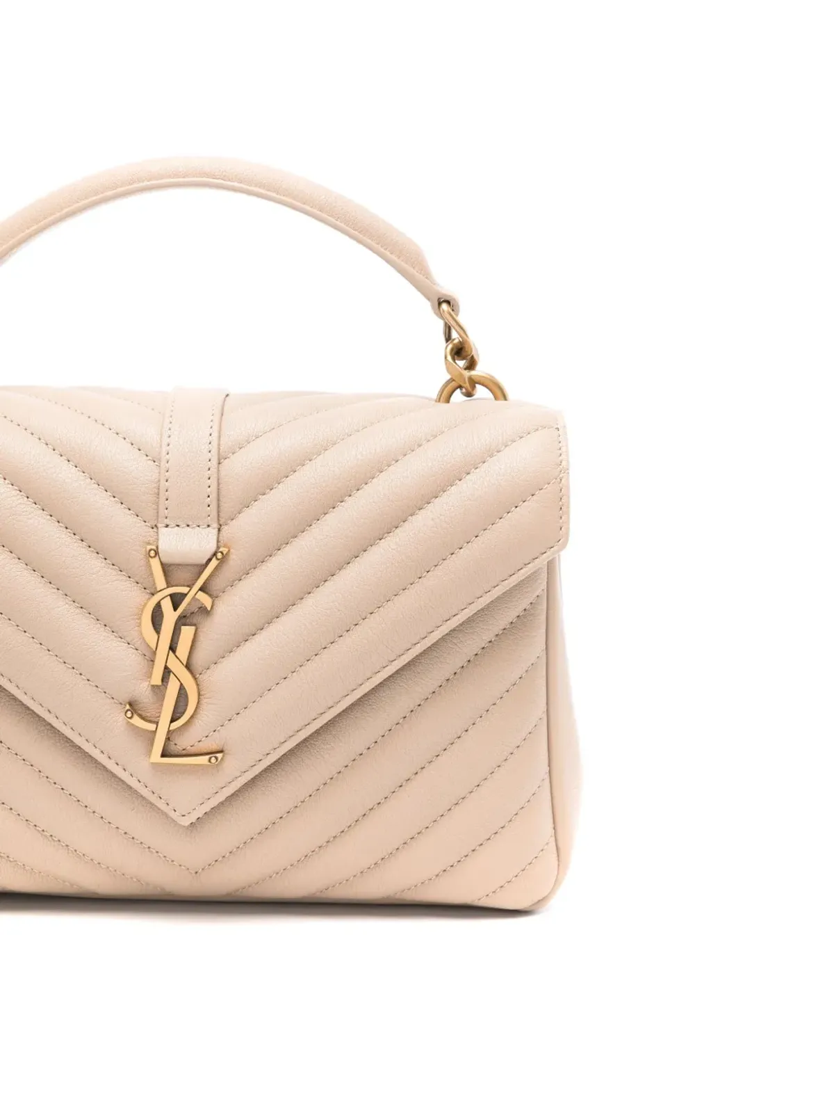Saint Laurent ミディアム コレージ チェーン トートバッグ - Neutrals - 画像4