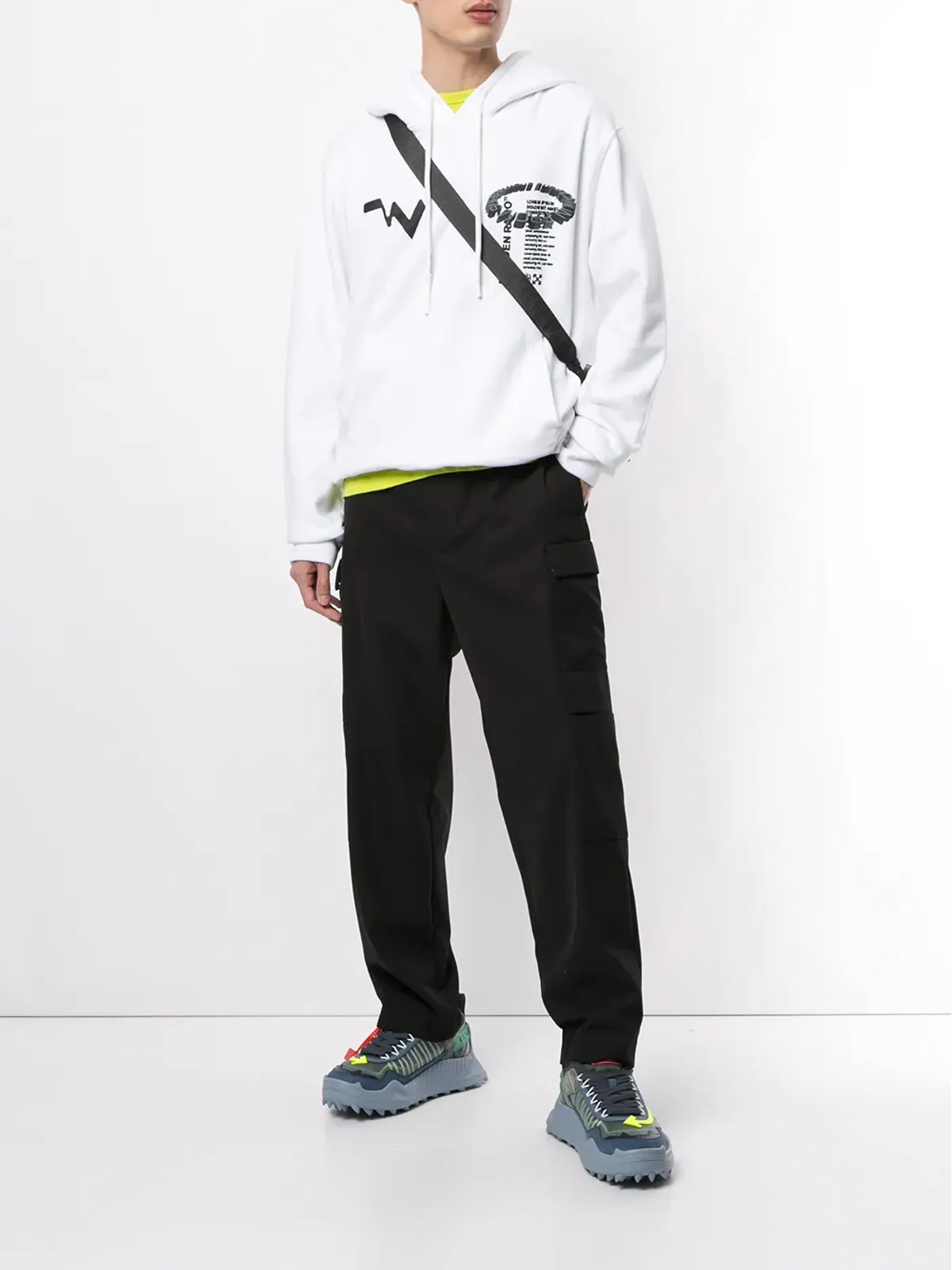 Off-White ゴールデン比プリント フーディ - 画像2