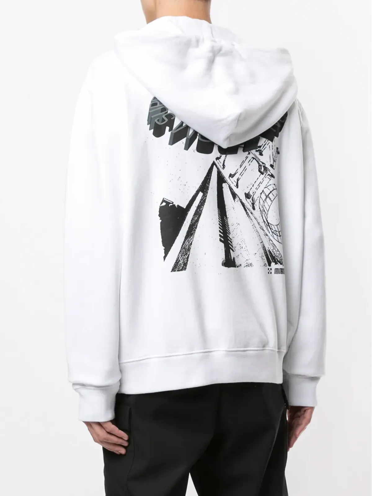 Off-White ゴールデン比プリント フーディ - 画像4