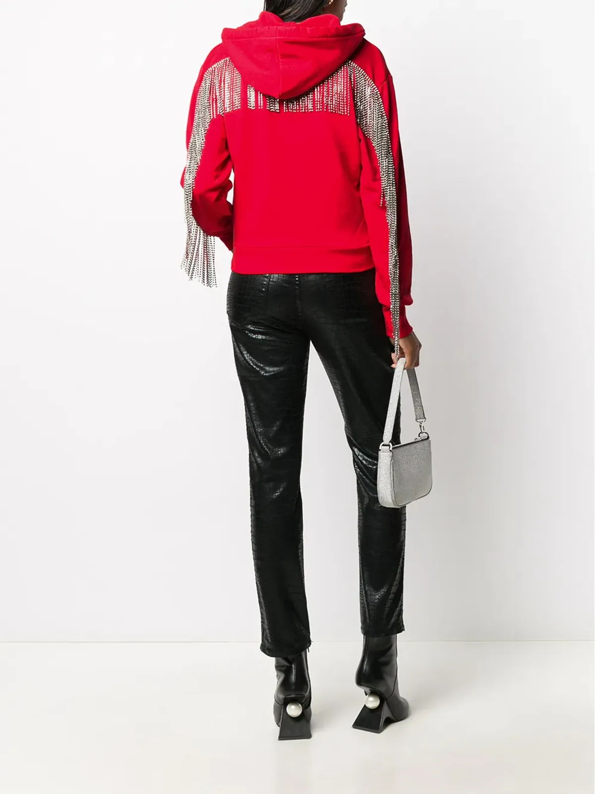 Philipp Plein ジップアップ ロゴプリント パーカー - 画像2