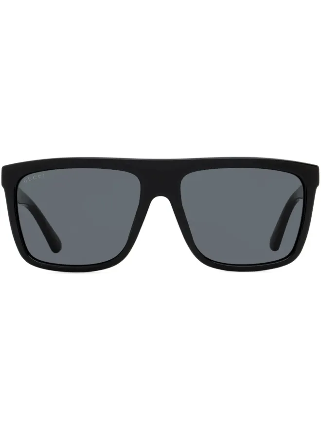 Gucci Eyewear Gucci Eyewear オーバーサイズスクエアフレームサングラスの商品画像