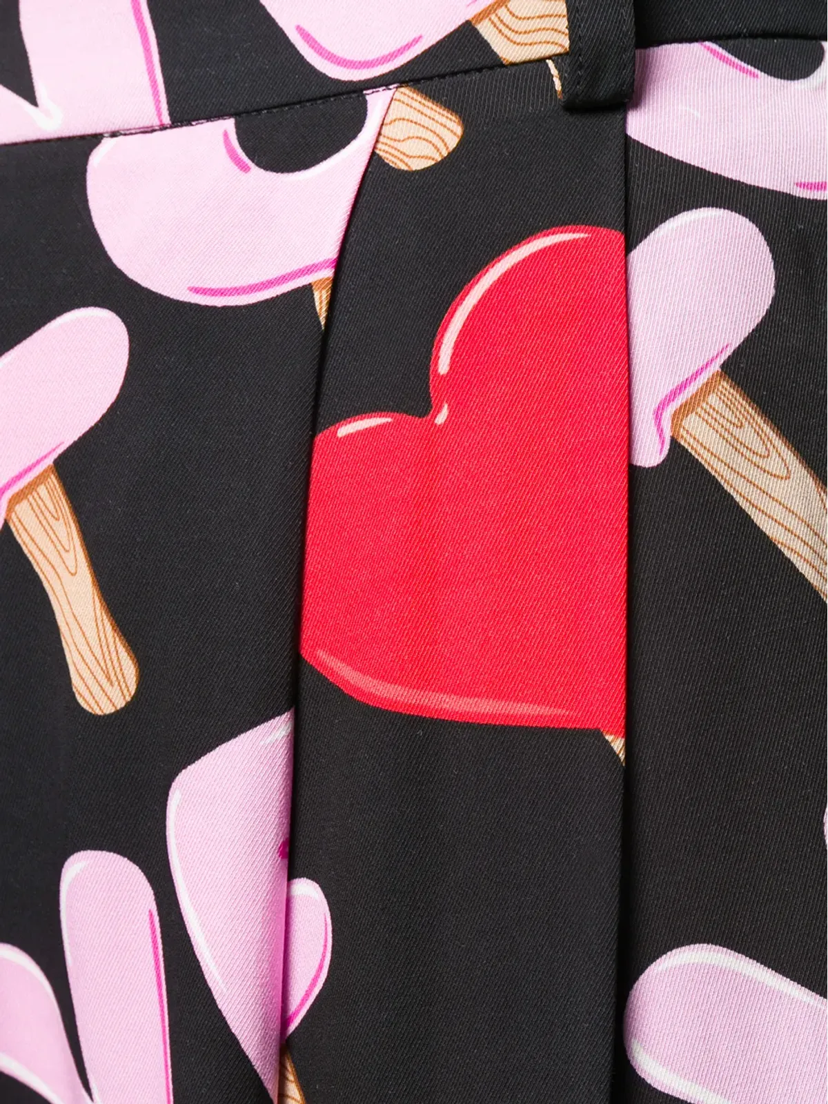 Love Moschino プリント柄 テーラードパンツ - 画像5