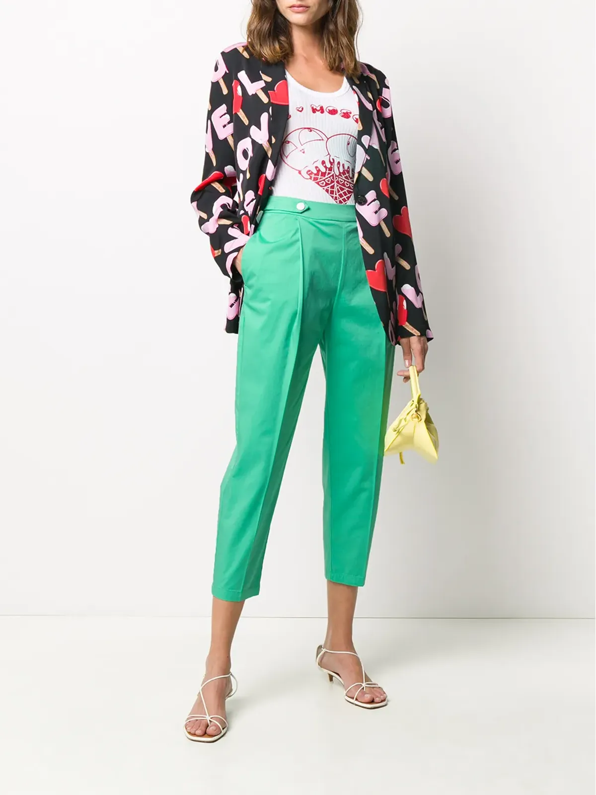 Love Moschino テーパードクロップドパンツ - 画像2