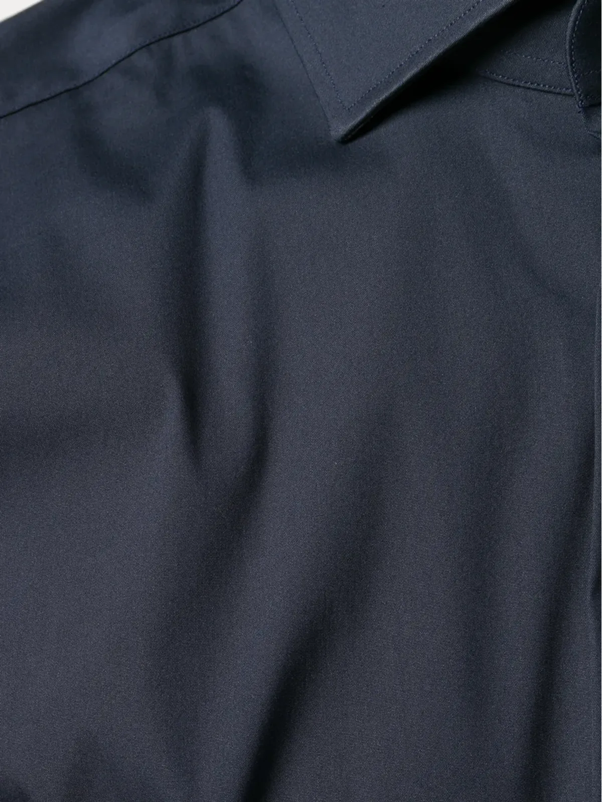 Mazzarelli プレーンボタンシャツ - ブルー - 画像5