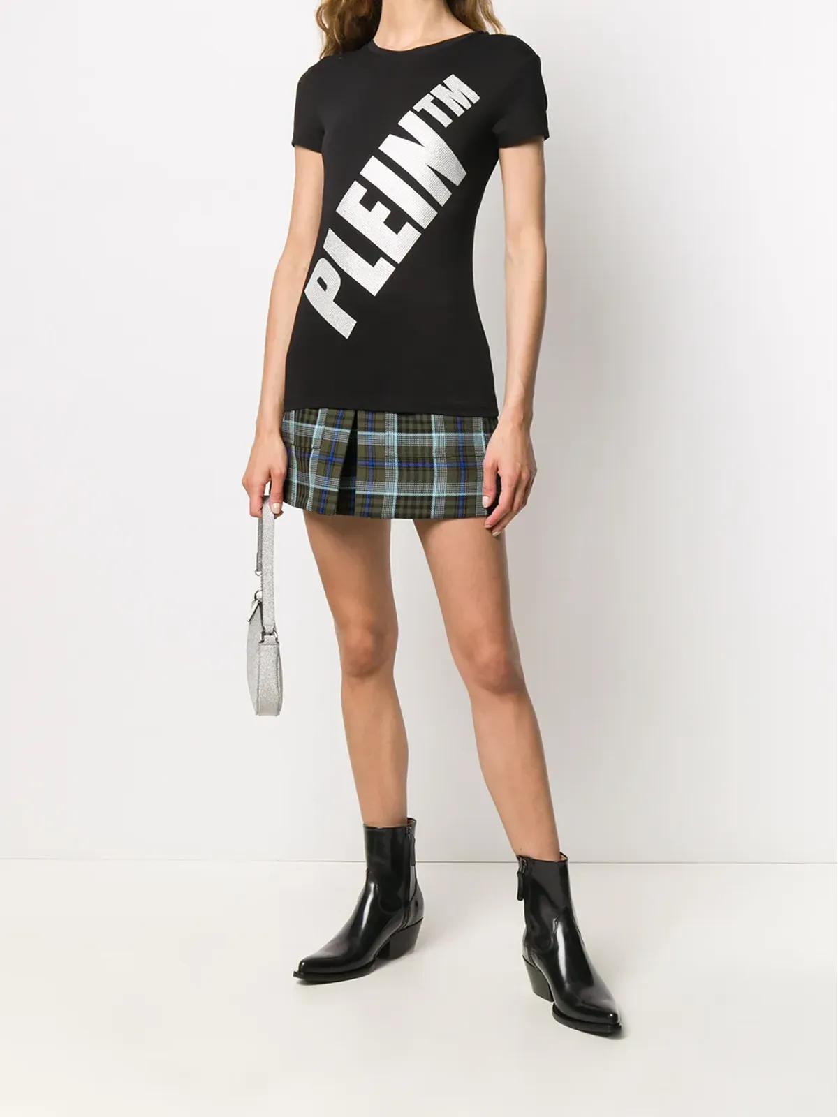 Philipp Plein クリスタルロゴTシャツ - 画像2