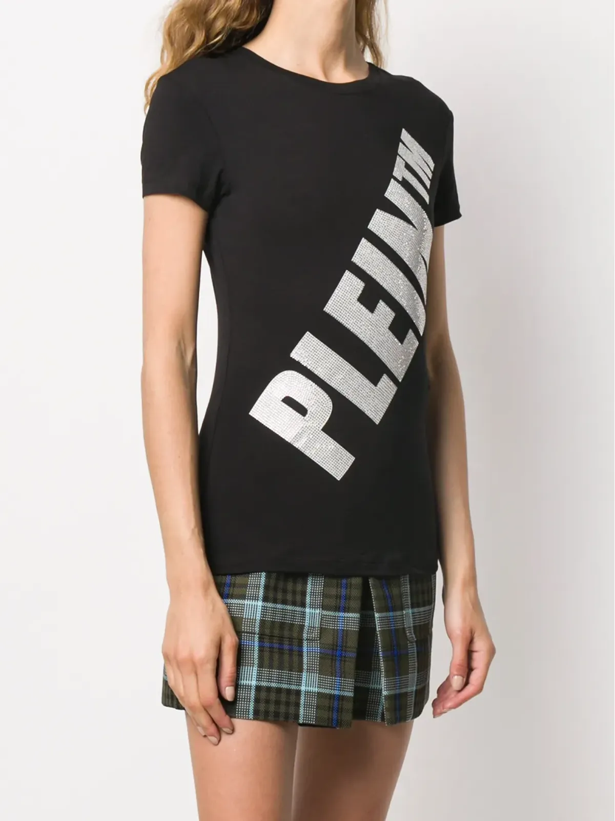 Philipp Plein クリスタルロゴTシャツ - 画像3