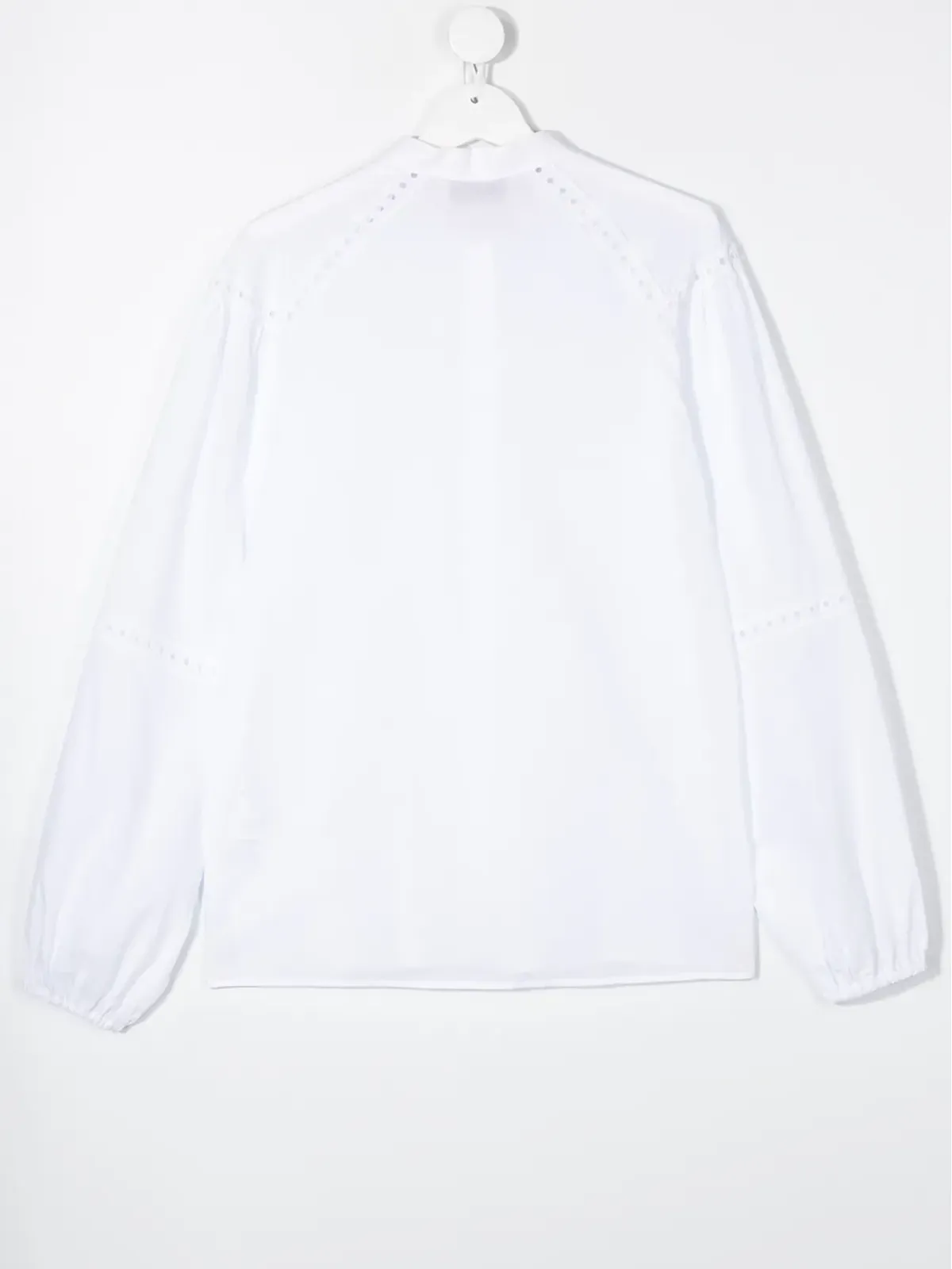 Alberta Ferretti Kids TEEN レースディテール ブラウス - ホワイト - 画像2
