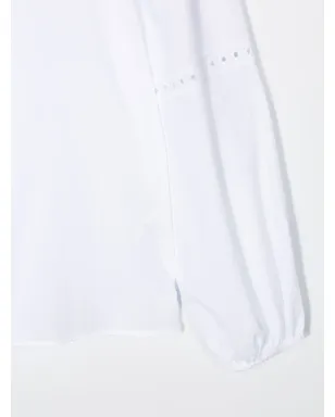 Alberta Ferretti Kids TEEN レースディテール ブラウス - ホワイト - サムネイル3
