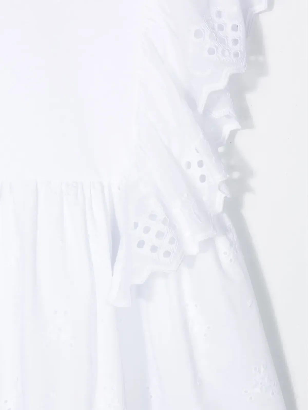 Alberta Ferretti Kids ティーン レーストリムドレス - 画像3