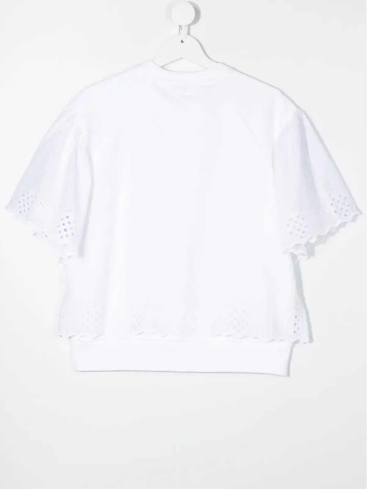 Alberta Ferretti Kids TEEN レーストリム ブラウス - 画像2