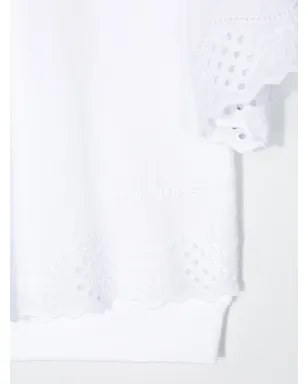 Alberta Ferretti Kids TEEN レーストリム ブラウス - サムネイル3