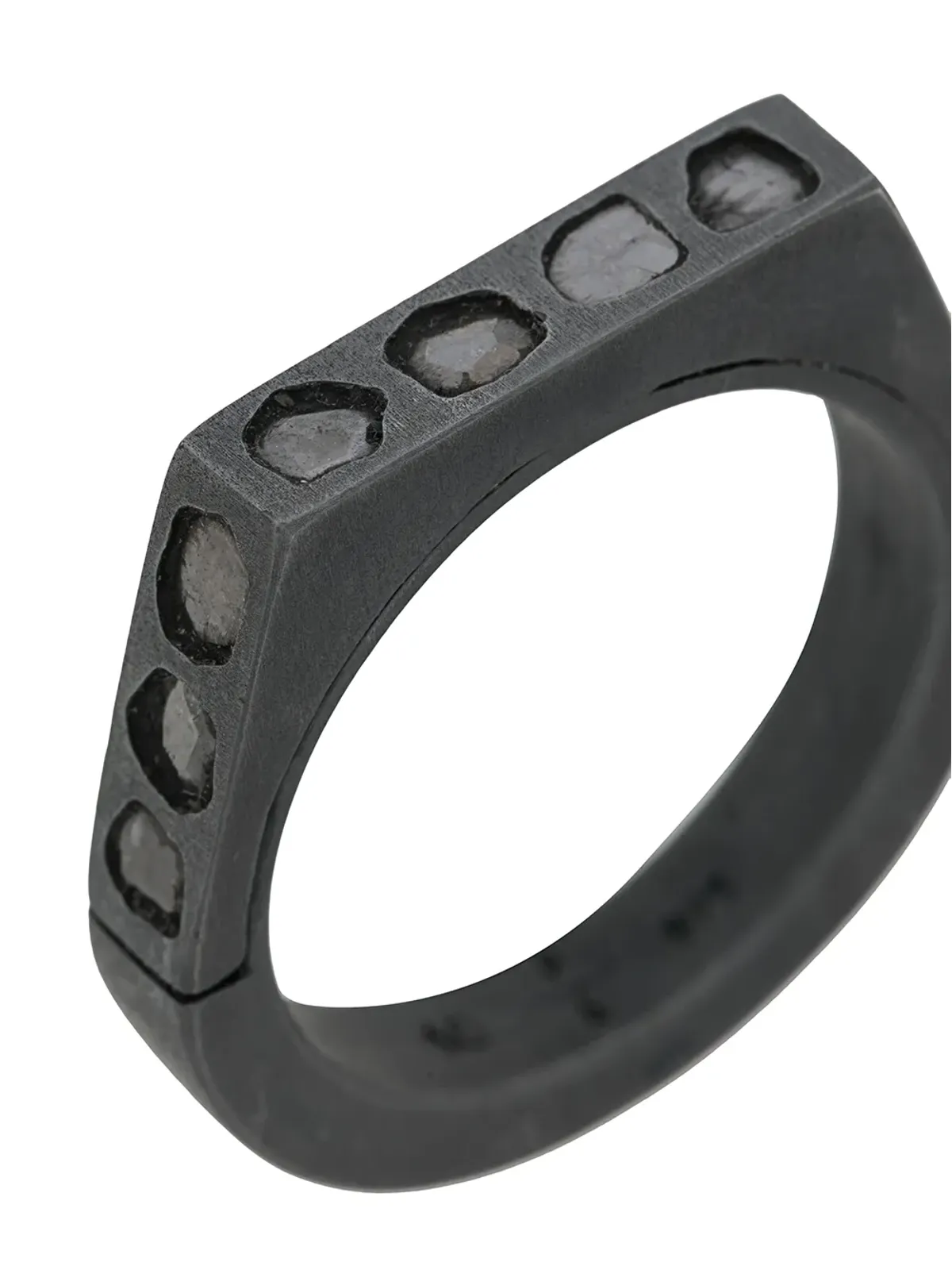 Parts of Four Sistema mega pavé ring - Grey - 画像3