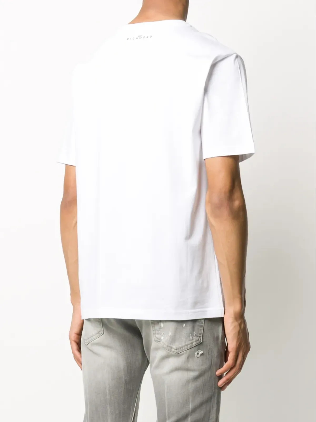 John Richmond マルチロゴプリント ラウンドネックTシャツ - 画像4