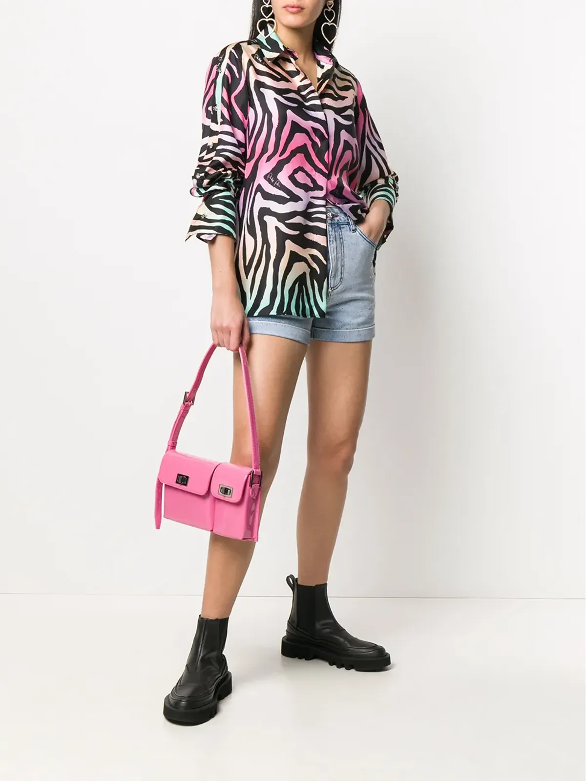 Philipp Plein デニムショーツ - 画像2