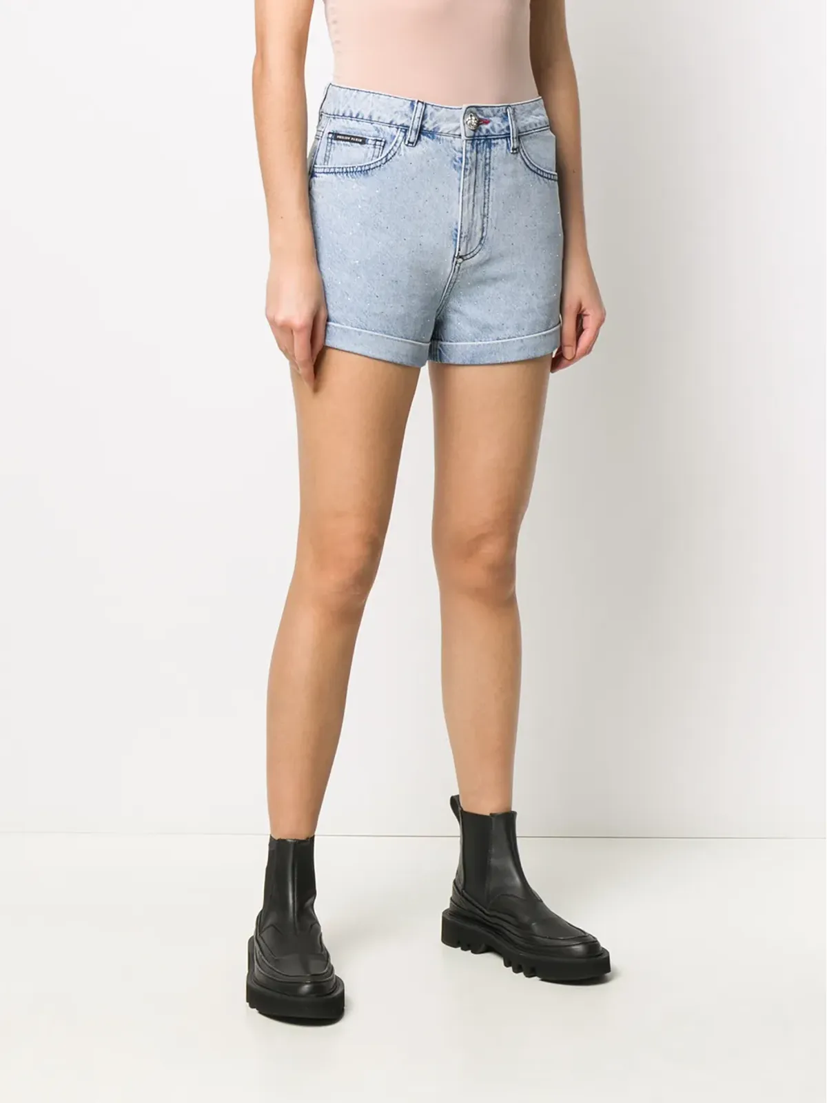 Philipp Plein デニムショーツ - 画像3