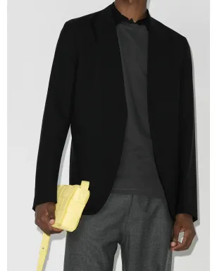 Maison Margiela ノーカラー・シングルブレストブレザー - サムネイル2