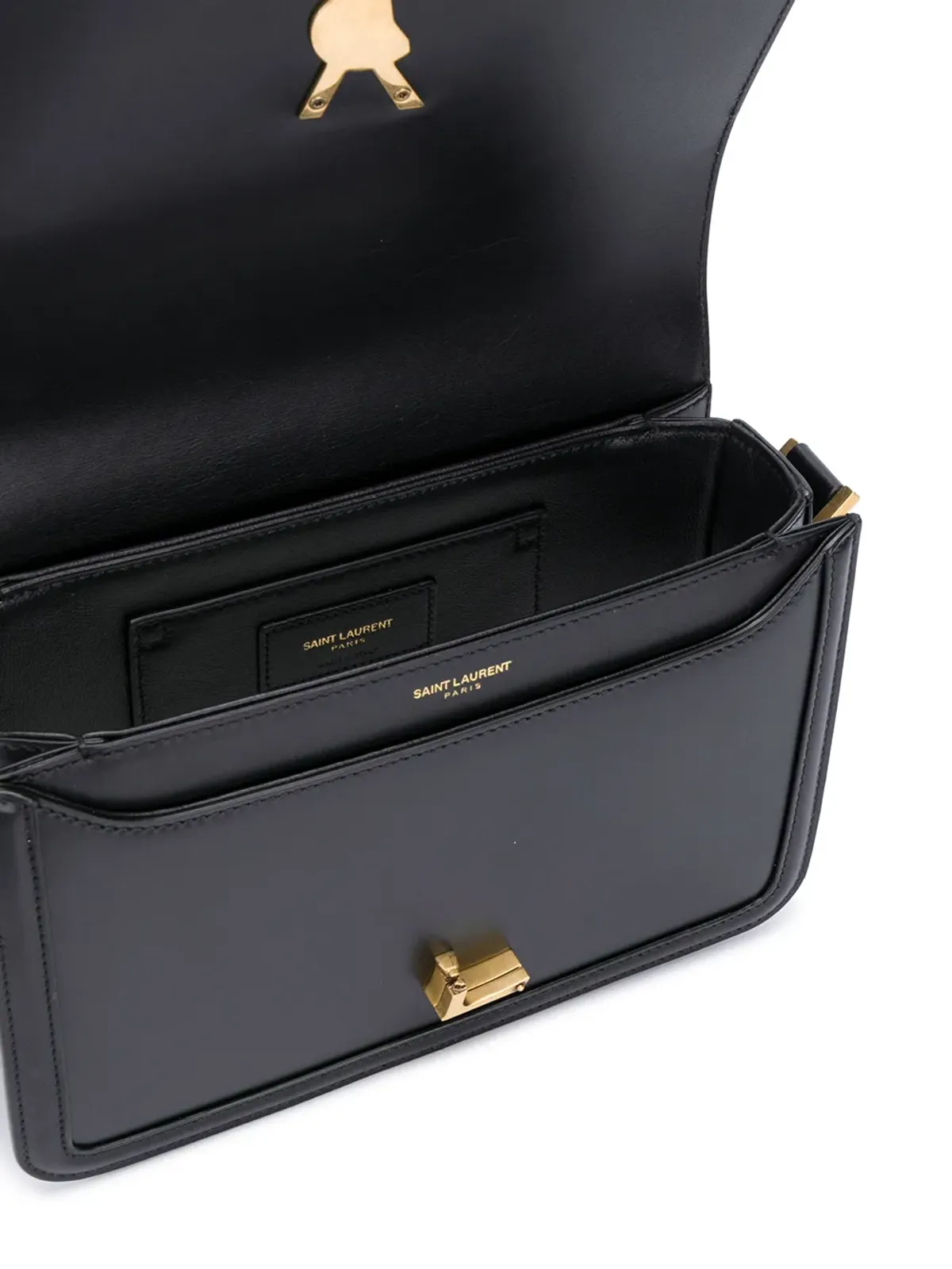 Saint Laurent モノグラムレザーショルダーバッグ - ブラック - 画像5