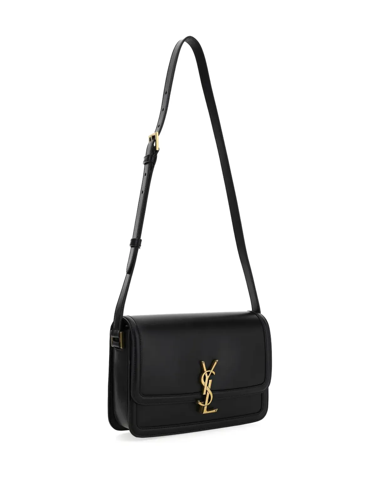 Saint Laurent モノグラムレザーショルダーバッグ - ブラック - 画像3