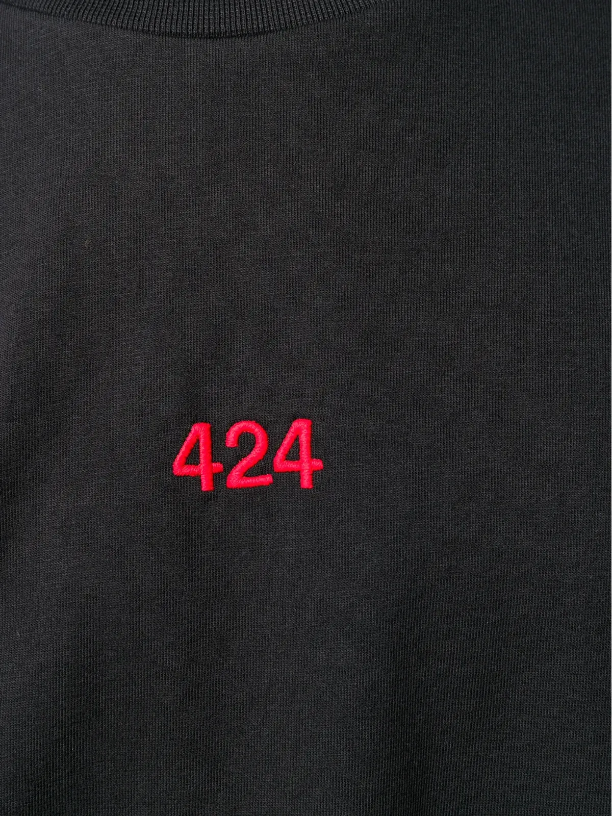 424 ロゴ刺繍ショートスリーブTシャツ - 画像5