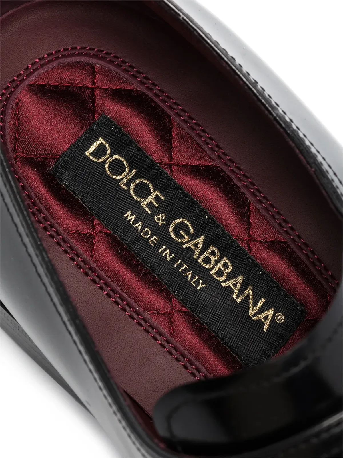 Dolce & Gabbana ブラッシュドレザーのモンクシューズ ブラック - 画像4