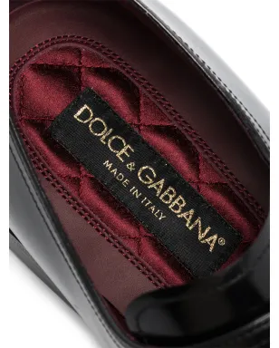 Dolce & Gabbana ブラッシュドレザーのモンクシューズ ブラック - サムネイル4