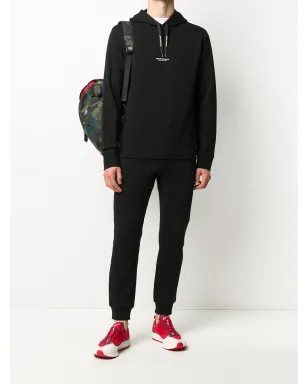 Armani Exchange ロゴプリント ドローコード付きフードパーカー - サムネイル2