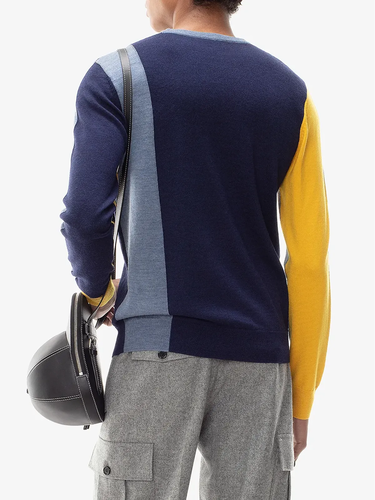 JW Anderson カラー・ブロック長袖ニットジャンパー - 画像4