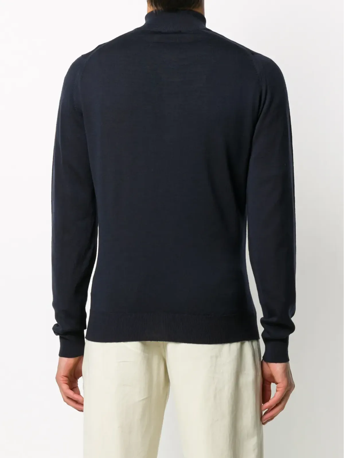 John Smedley ハーフジップ付きニットジャンパー - 画像4