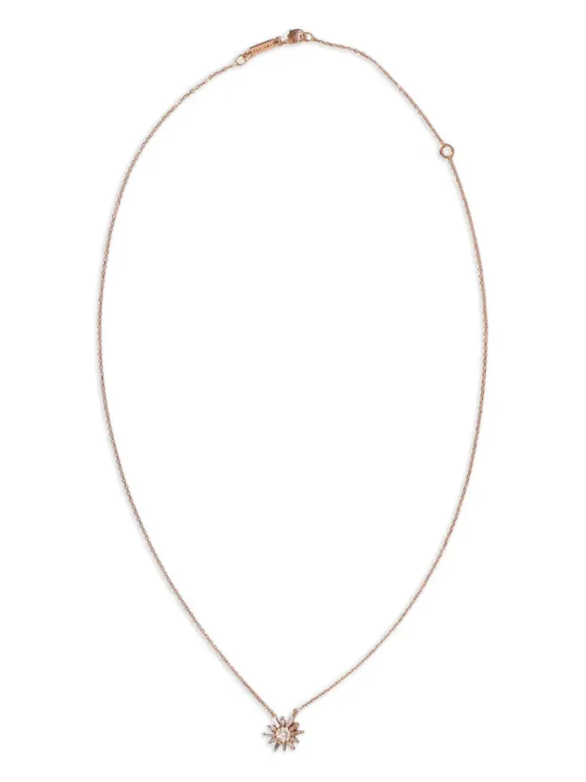Suzanne Kalan Suzanne Kalan 18K ローズゴールド フラワー ダイヤモンド ネックレスの商品画像