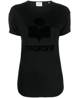 MARANT ÉTOILE Koldi ロゴTシャツ ブラック - サムネイル1