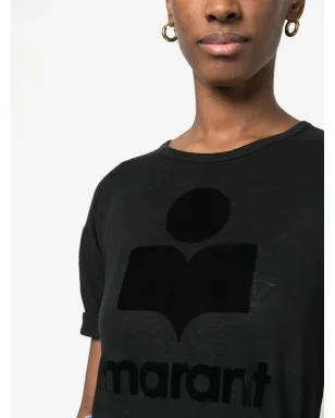 MARANT ÉTOILE Koldi ロゴTシャツ ブラック - サムネイル5