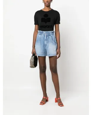 MARANT ÉTOILE Koldi ロゴTシャツ ブラック - サムネイル2