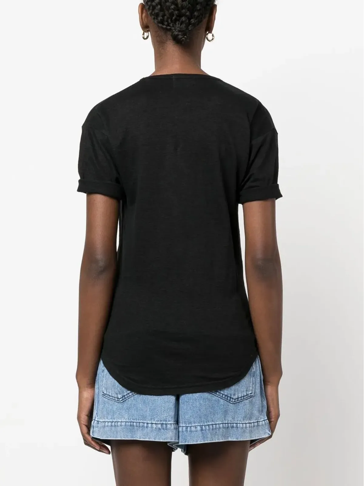 MARANT ÉTOILE Koldi ロゴTシャツ ブラック - 画像4