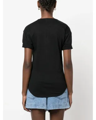 MARANT ÉTOILE Koldi ロゴTシャツ ブラック - サムネイル4