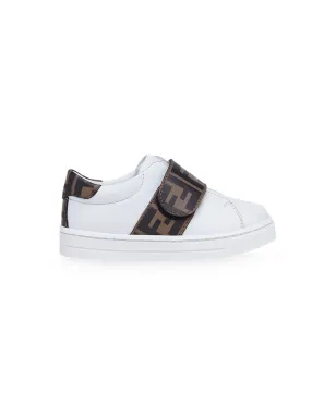 Fendi Kids FFタッチストラップスニーカー - サムネイル2