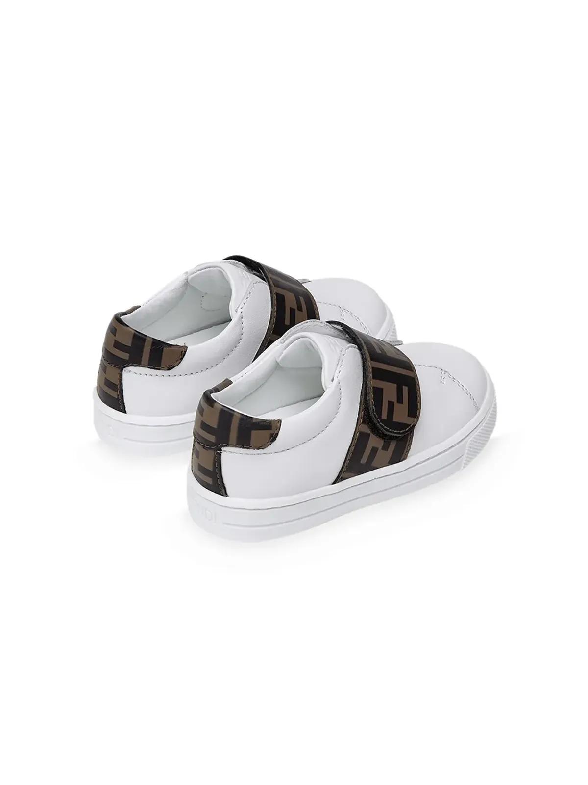 Fendi Kids FFタッチストラップスニーカー - 画像3