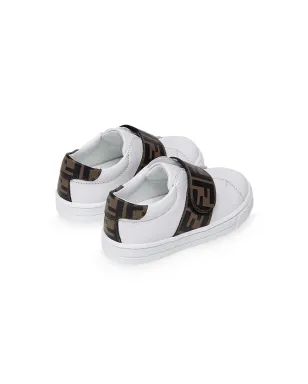 Fendi Kids FFタッチストラップスニーカー - サムネイル3