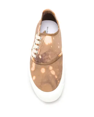 Maison Margiela タイダイプリントスニーカー ブラウン - サムネイル4